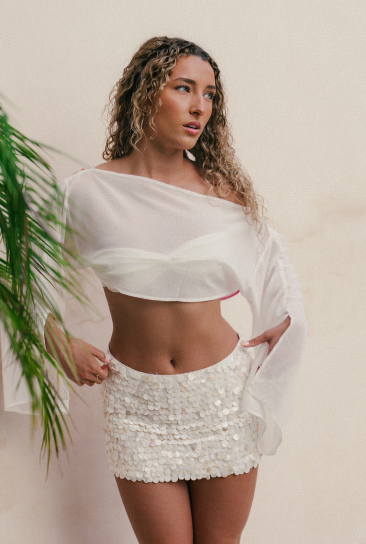 Pearla Shell Skirt