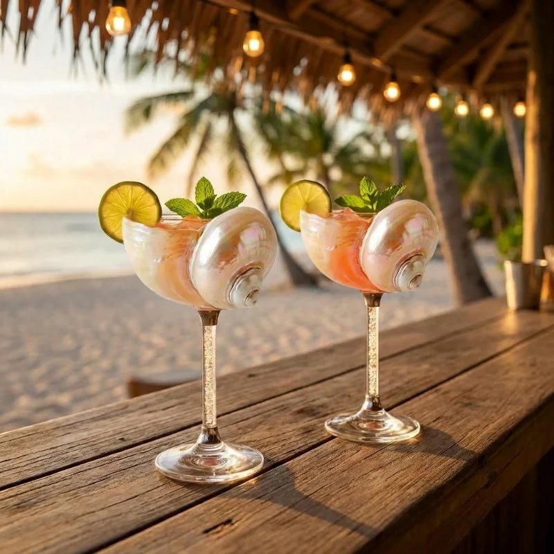 Amalfi Seashell Glasses